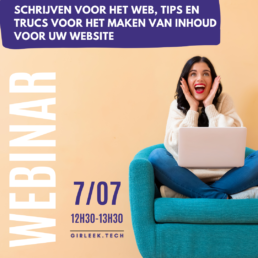 GIRLEEK webinar - Schrijven voor het web, tips en trucs voor het maken van inhoud voor uw website