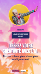 Libérez votre créativité avec l'IA : écrivez mieux, plus vite, plus intelligemment ! - Webinar GIRLEEK